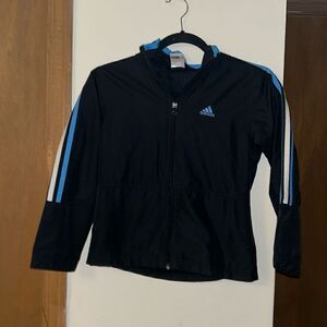 Boys Adidas size small 7-8 windbreaker jacket
